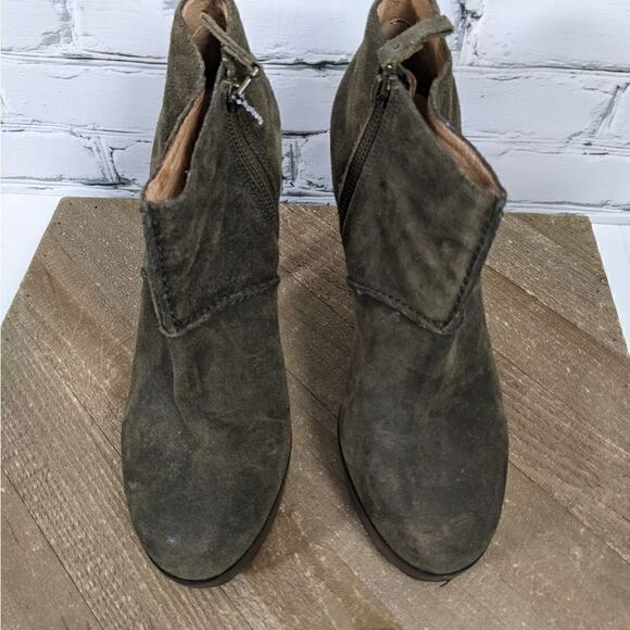 Modern Vintage Leather platform booties, Jameson moss size 38 - Picture 5 of 8